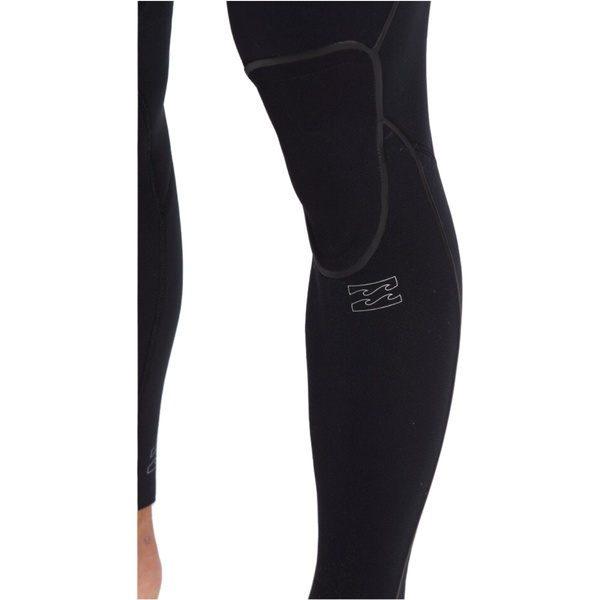 2025 Billabong Hommes Furnace Natural 5/4mm Chest Zip Combinaison Néoprène ABYW100260 - Black